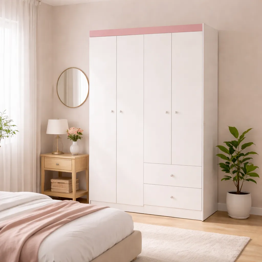 CLOSET VERSA BLANCO 4P 102 X 182 X 46.3 CM