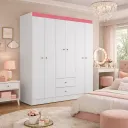 CLOSET VERSA BLANCO 6P 153 X 182 X 46.3 CM